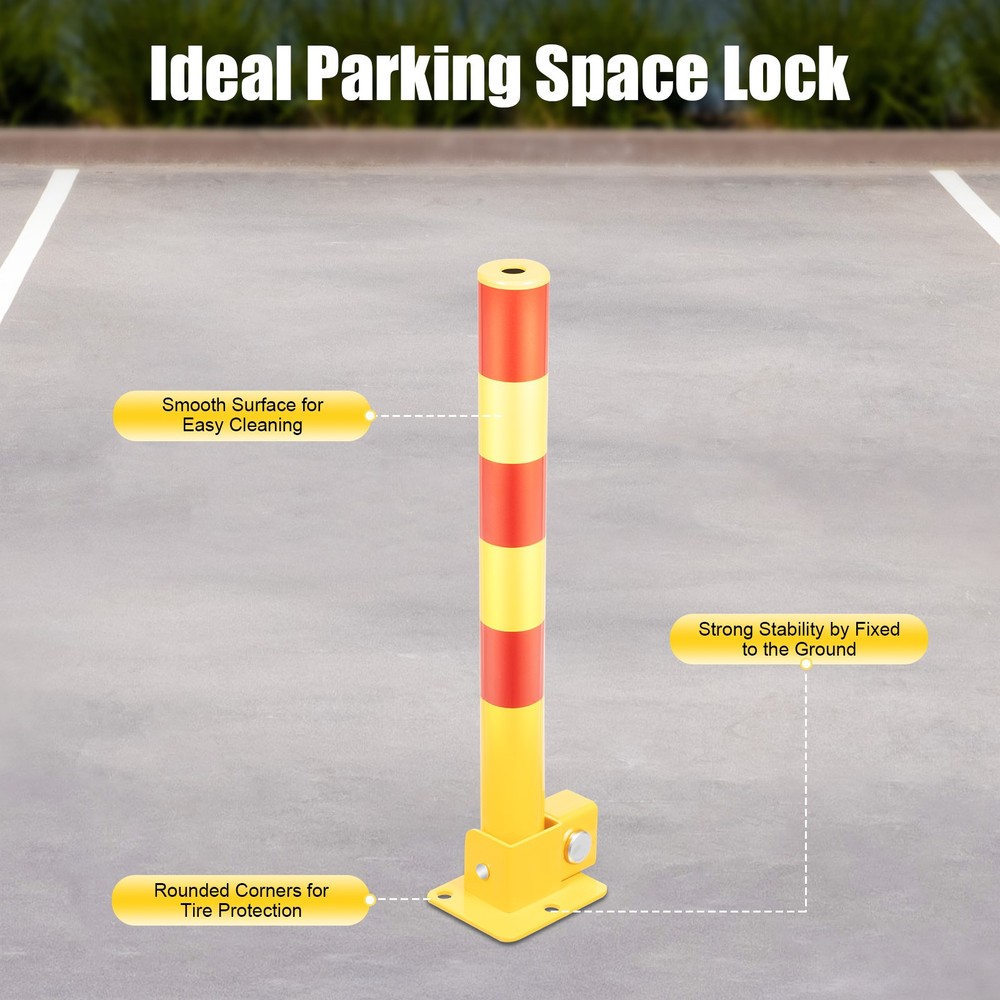 Automatic Locking Parking Post Safety Bollard Iron Pipe Traffic Security Barrier