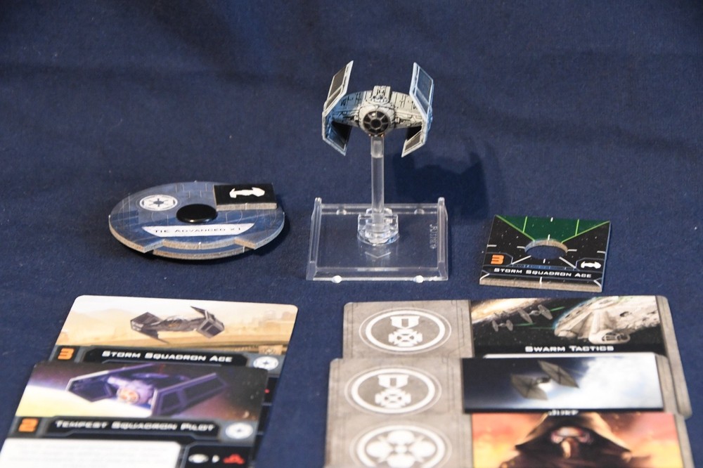 TIE Advanced x1 ship for Star Wars X-Wing Miniatures Game