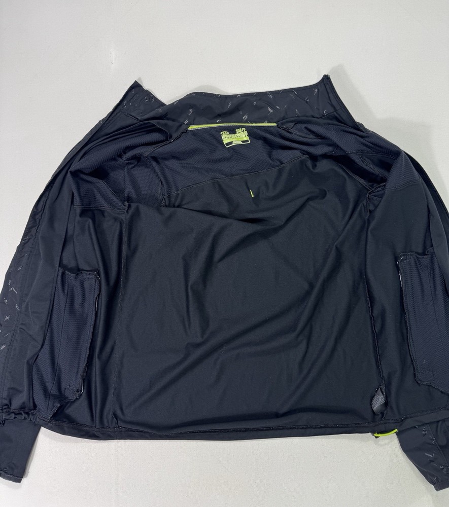 Under Armour Catalyst Men's Small Full Zip Jacket Vented Active Pockets Black