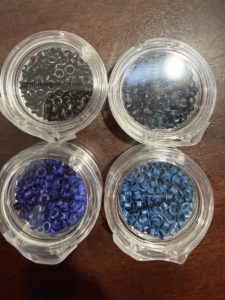 Making Memories Eyelets Grommets Craft Kit 30 Containers, All Colors, Stackable