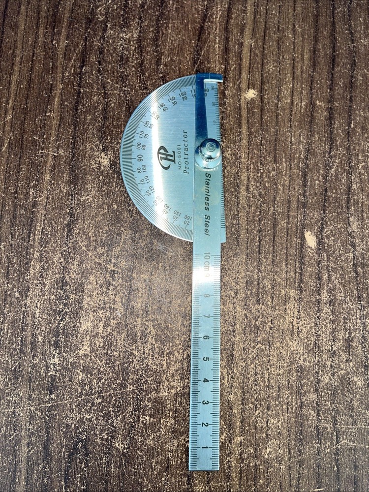 Stainless Steel No. 5001 Protractor