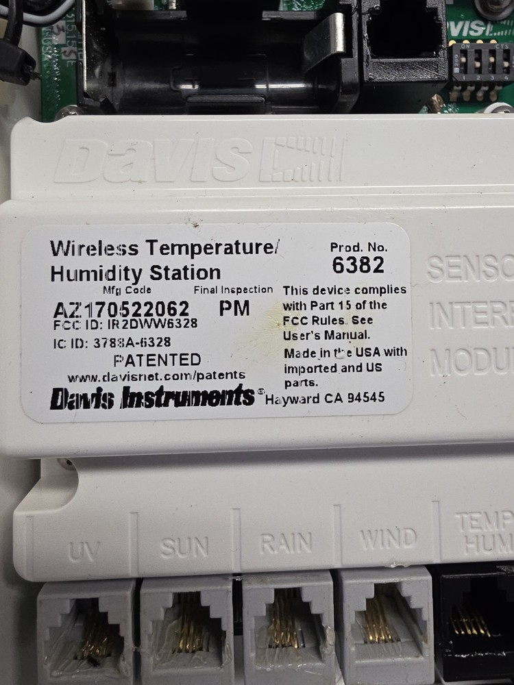 Davis Vantage Pro2 Wireless ISS Transmitter Console Board