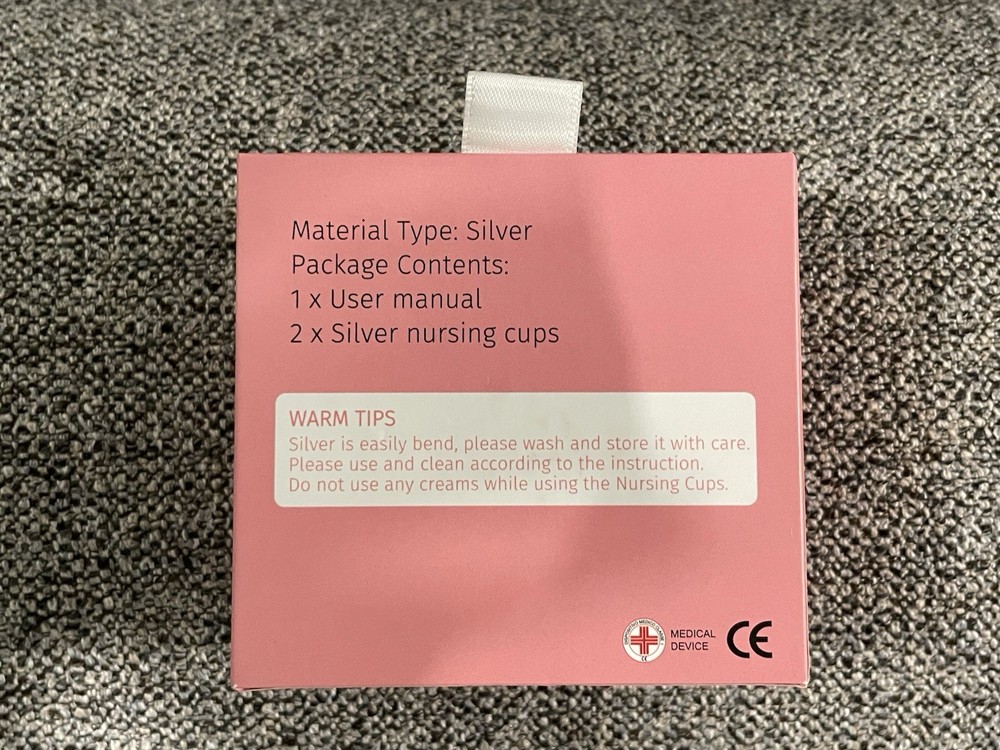 Silver Nursing Cups - Pair
