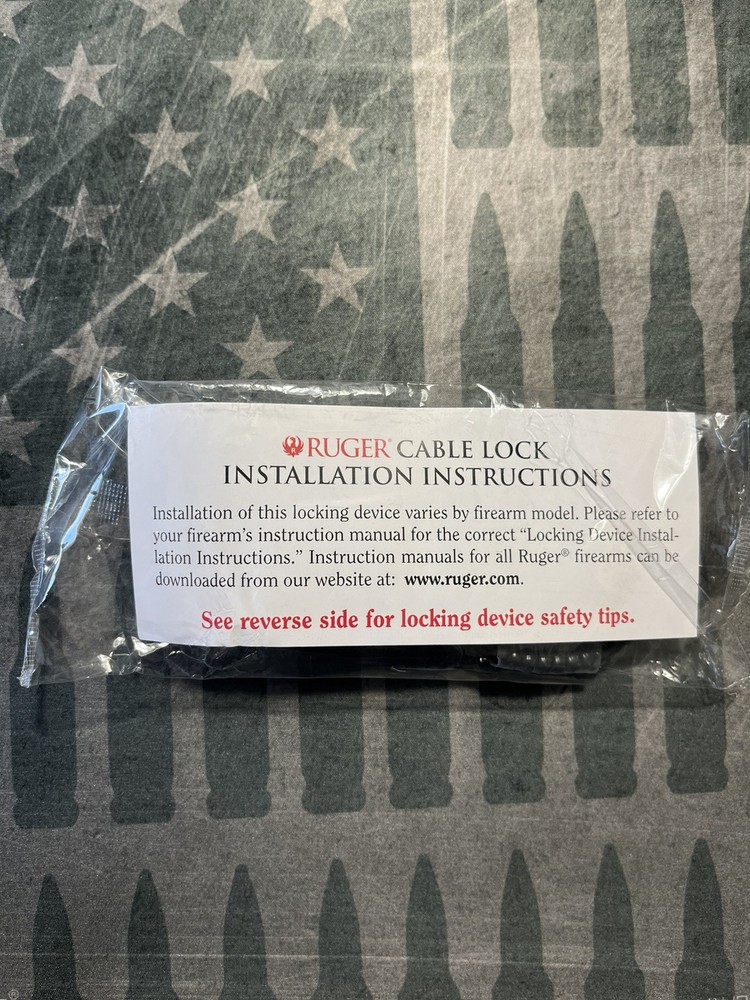 Ruger Cable Lock New In Package From Ruger 5.7