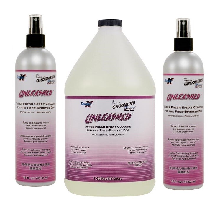 Dog Cologne Coat Spray Unleashed Fresh Scent Odor Control Long Lasting Pick Size