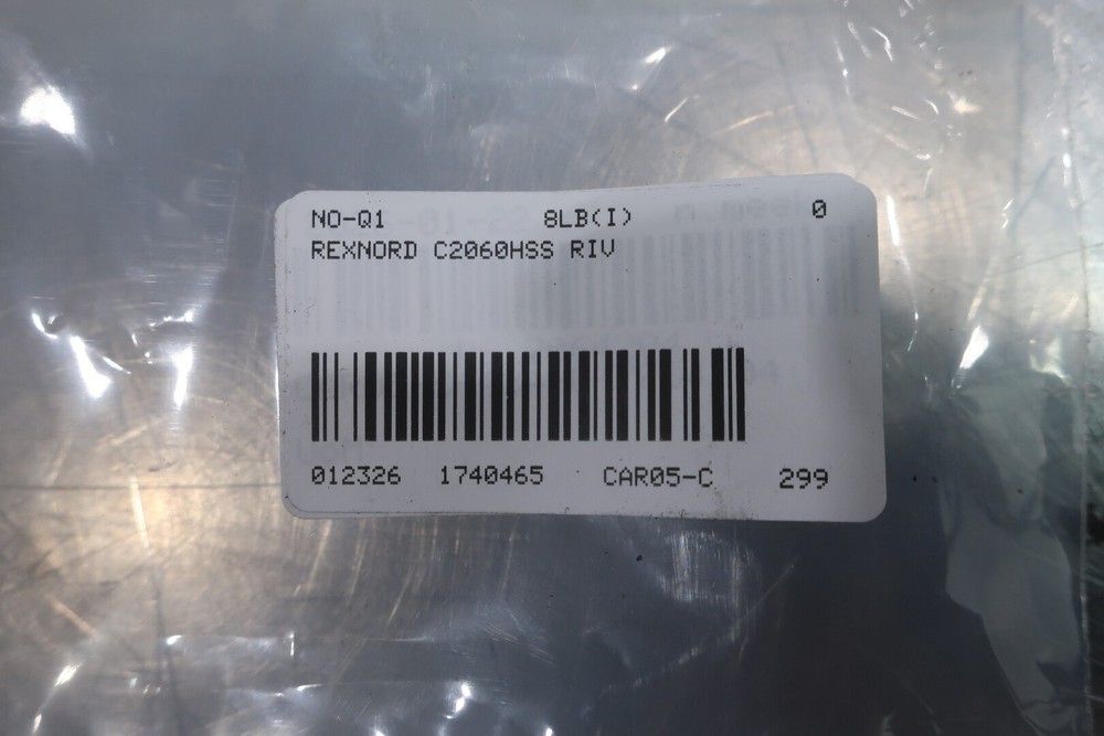 Rexnord C2060HSS RIV Single Roller Chain 10ft