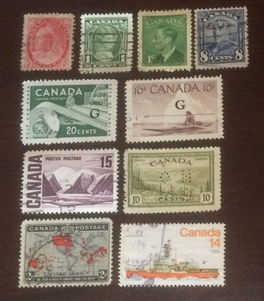 Canada Used Stamp Lot # 450