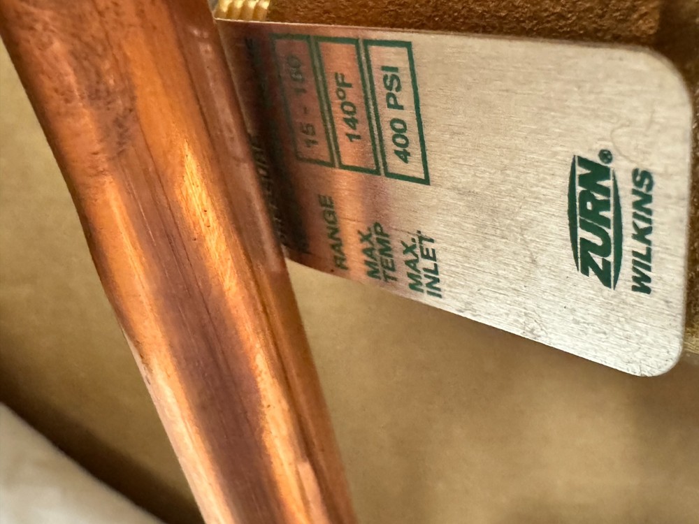 ZURN 112-ZW209BP Pressure Reducing Valve w/ Low Flow Bypass 1-1/2" Flanged (NIB)