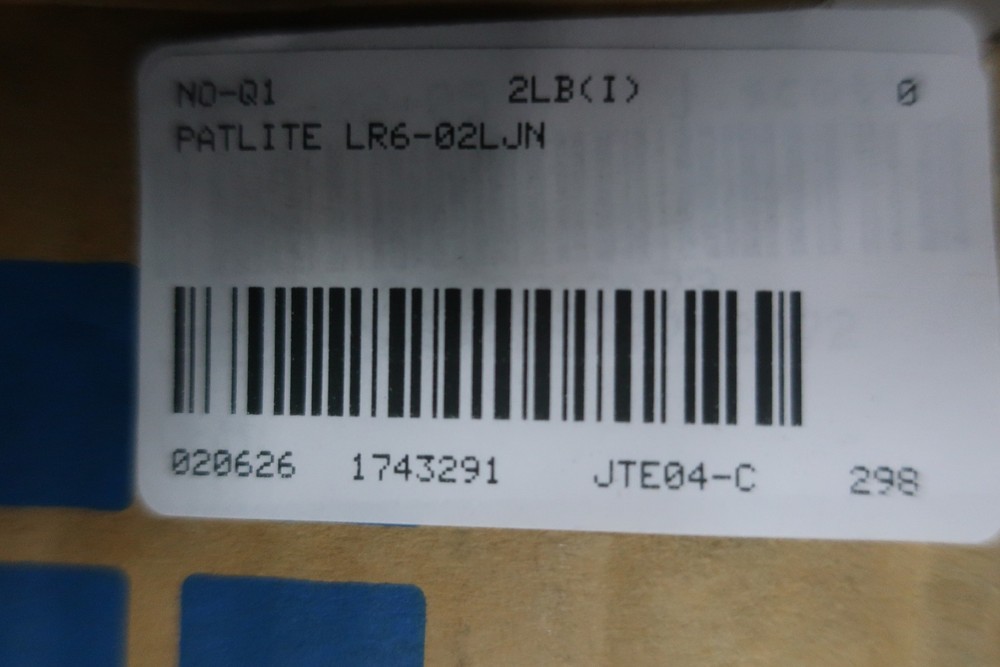 Patlite LR6-02LJN Stack Light Assembly 24v-dc