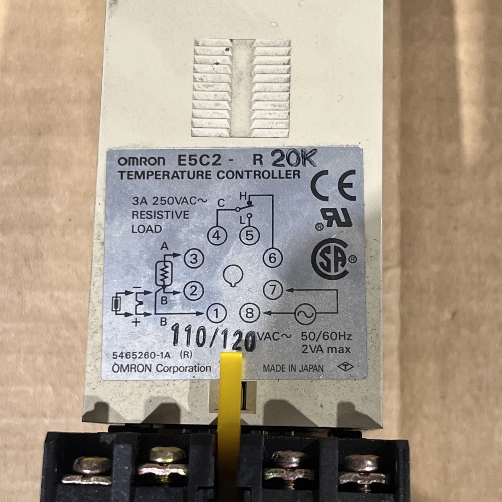 🔥OMRON E5C2-R20K Temperature Controller, Used Free Shipping🇺🇸