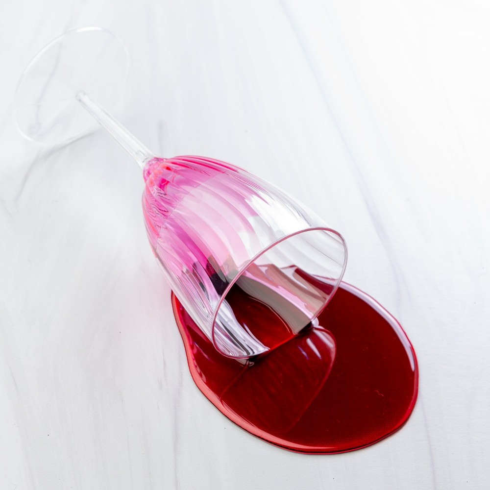 Spilled Red Wine Prank / Prop PLASTIC