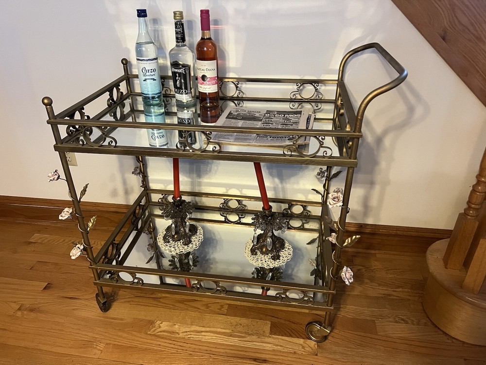 bar cart vintage