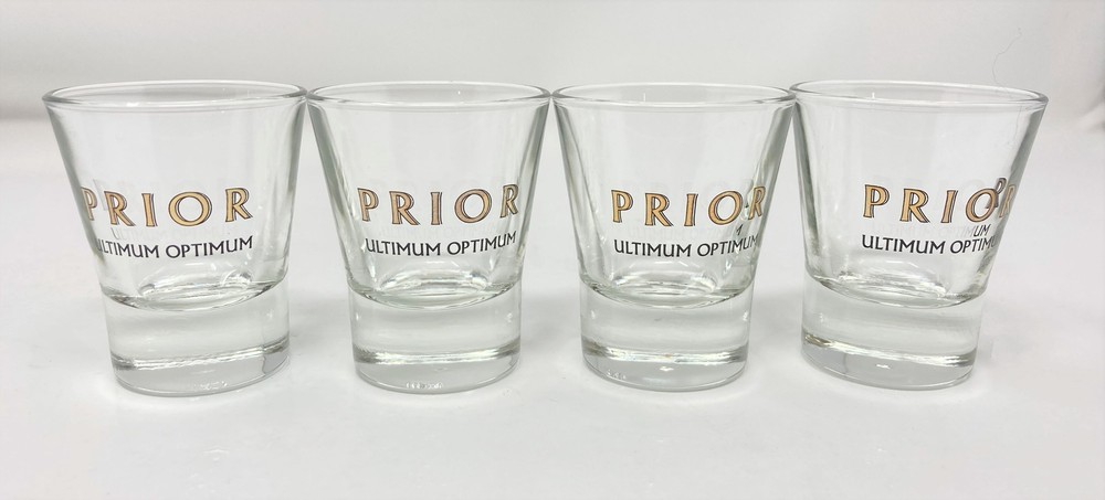 Prior Ultimum Optimum Shot Glasses Set Of Four