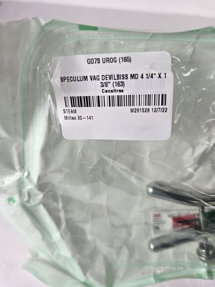 Devilbiss Vaginal Specula medium, 4'' long x 1 1/4'' w Reusable