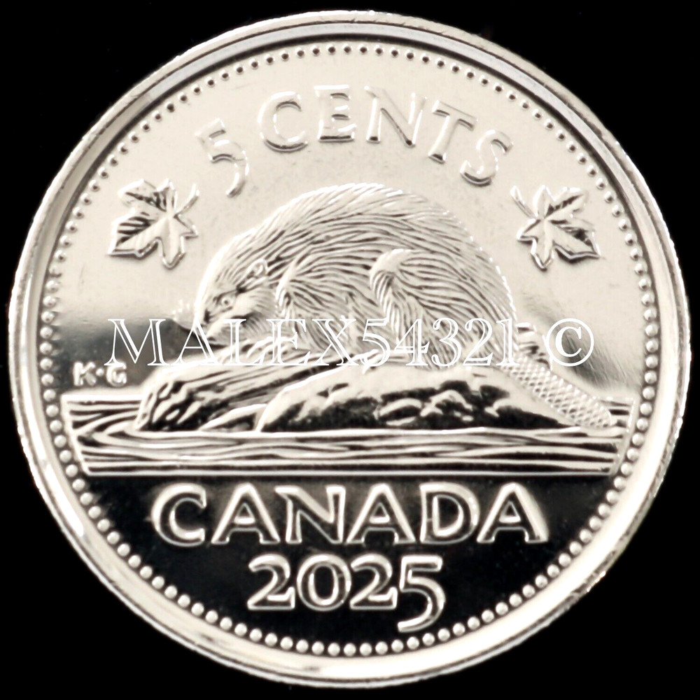 🇨🇦​ CANADA 2025 5 CENTS UNCIRCULATED