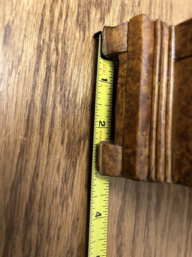 Marble Effect Resin Mantel Clock