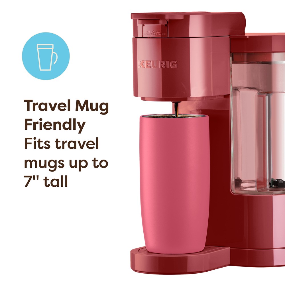 K-Express Essentials Red Single-Serve K-Cup Pod Coffee Maker