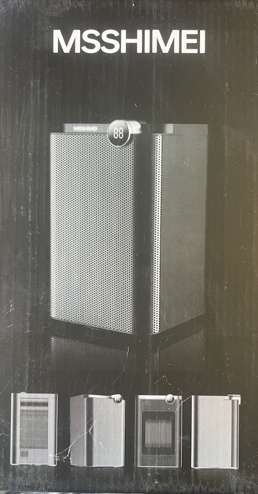 MSSHIMEI Space Heater: Safe, Efficient Heating for Your Home 1500W Oscillating