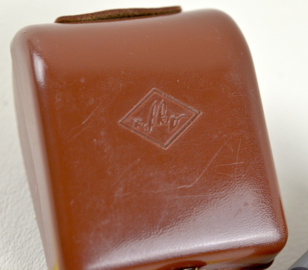 VINTAGE AGFA TULLY FLASH UNIT W/ CASE MADE IN GERMANY