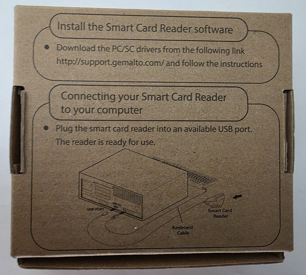 IDBRIDGE CT30USB SMART CARD READER GEMALTO HWP1176851