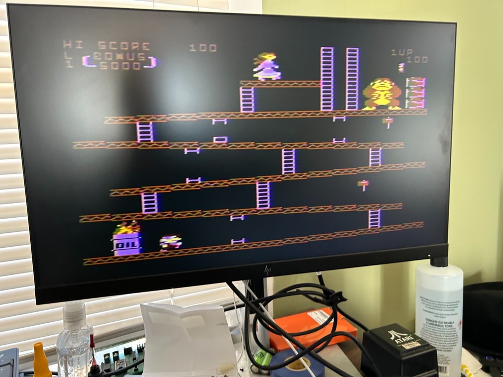 Atari 800XL Computer System Tested Working no power or game included