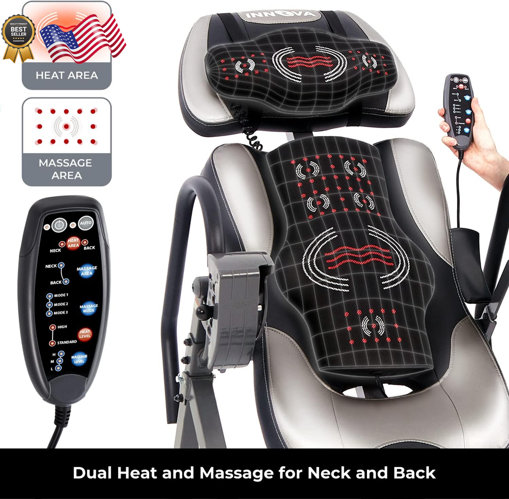 Advanced Heat and Massage Therapeutic Inversion Table Innova ITM6000