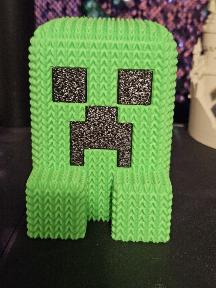Minecraft creeper 3d printed figure