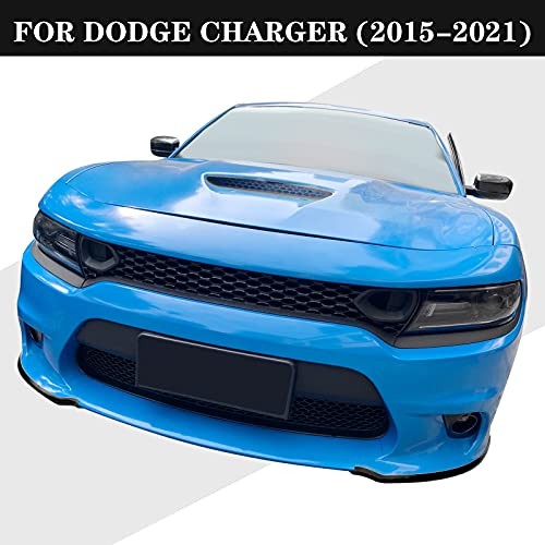 Front Bumper Lip Splitter Protector Front Shovel for 2015-2021 Dodge black
