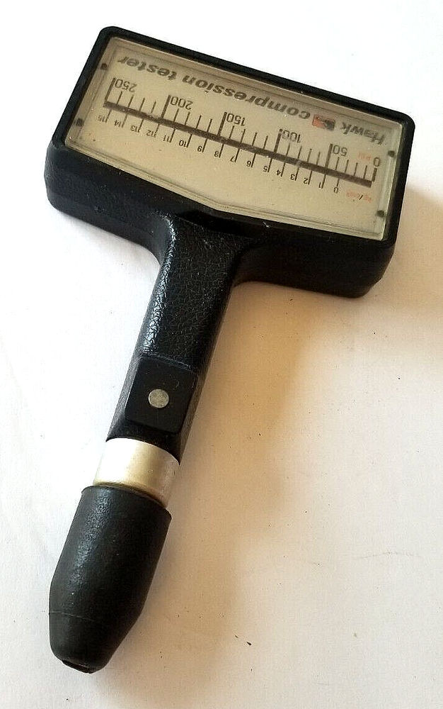 Vintage Hawk Classic Car Engine Compression Tester, Free Shipping!