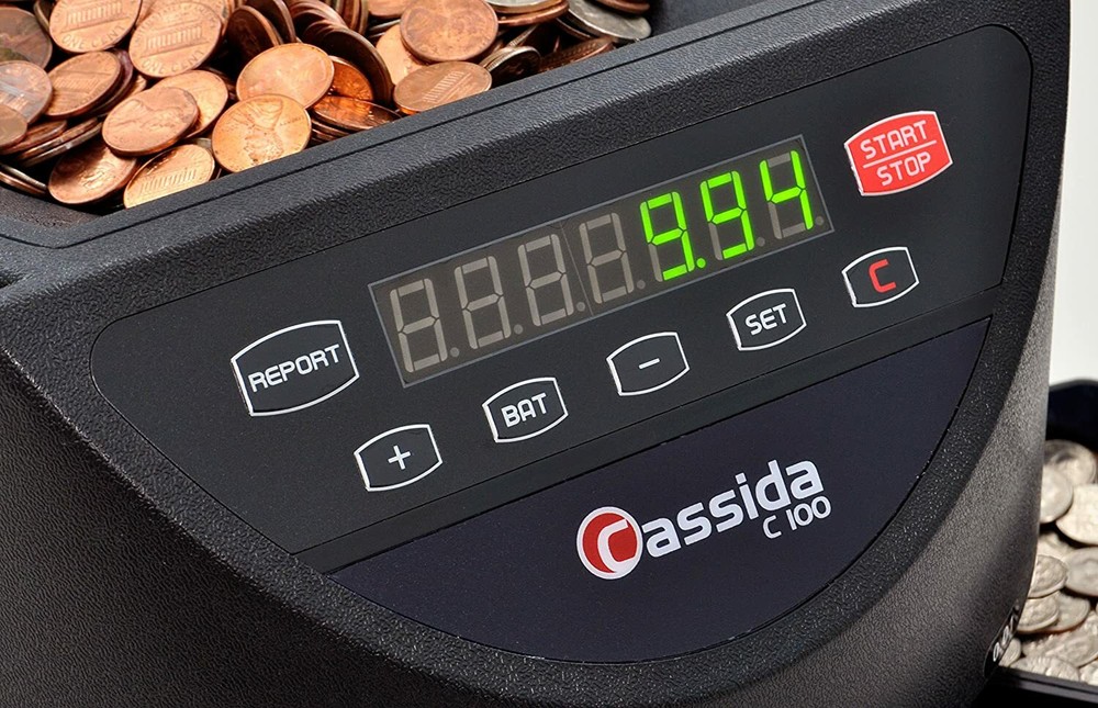 Cassida C100 Electronic Coin Counter and Sorter