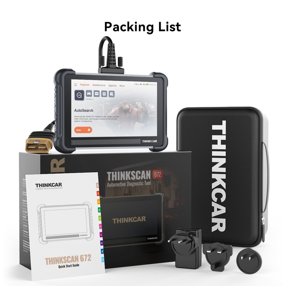 ThinkCar ThinkScan 672 Car OBD2 Diagnostic auto Scanner Bidirectional ALL System