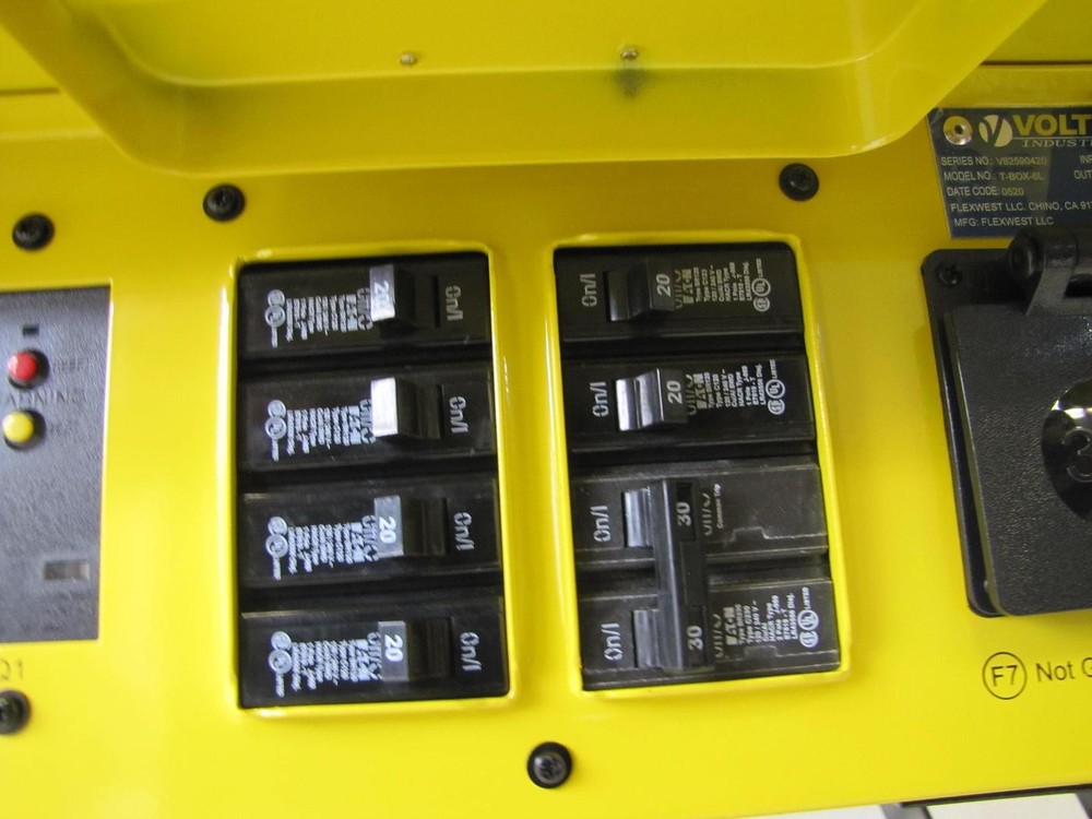 Voltec 09-00675 Temporary Power Distribution Box T-BOX-6L