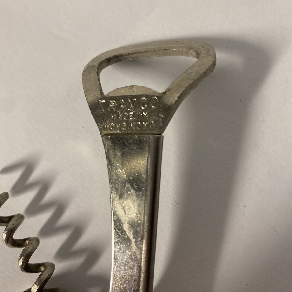 Two Vintage Corkscrew Bottle Openers