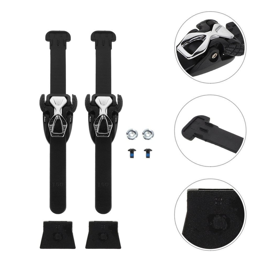 2 Sets Roller Skates Strap Buckle for Inline Ice Blade Replacement