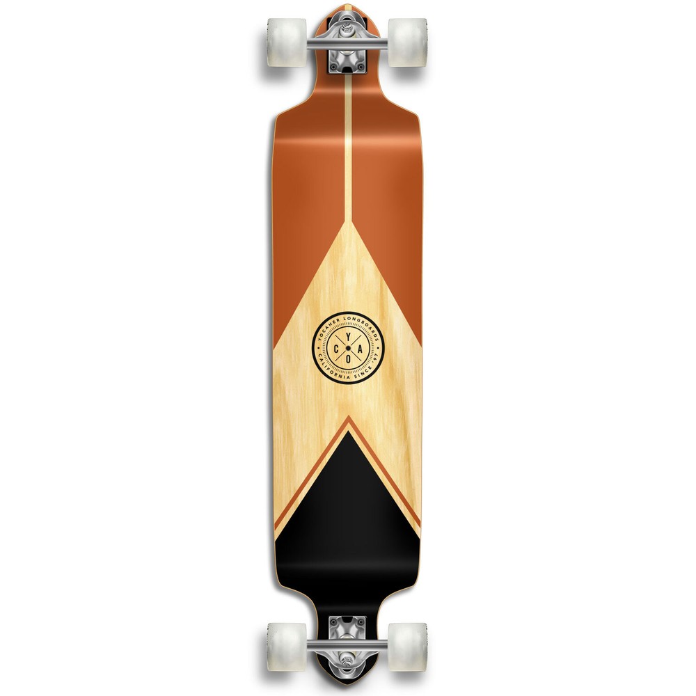 YOCAHER Longboard Complete - Earth Series - Mountain