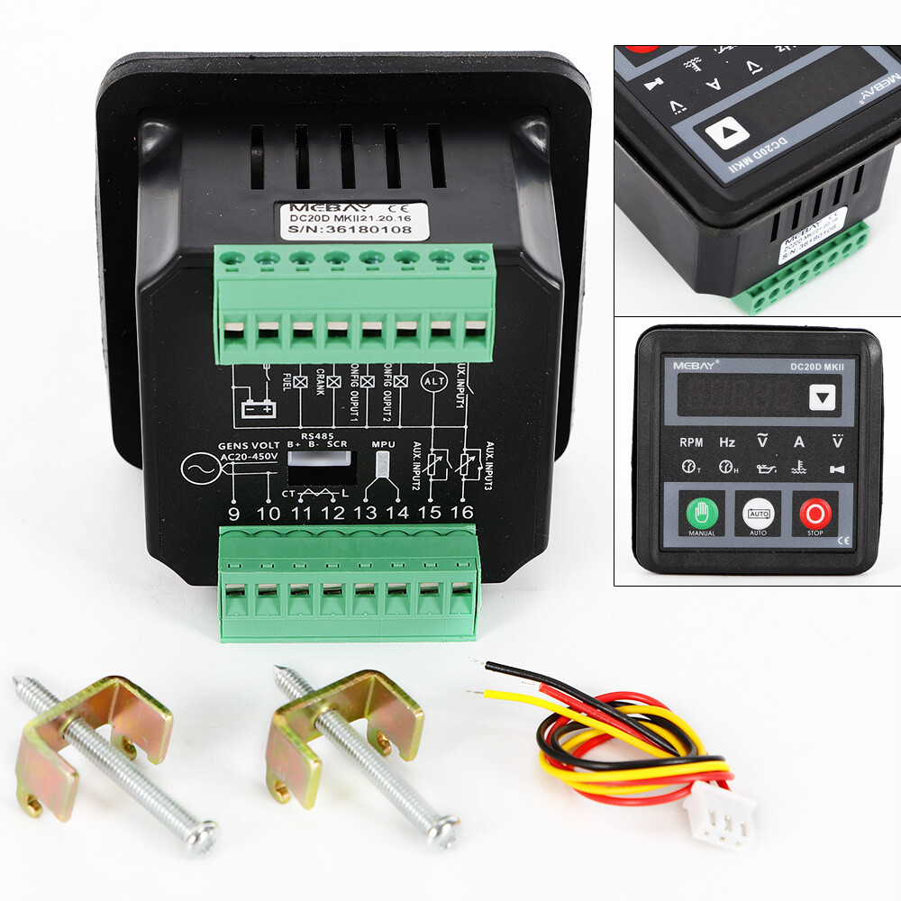 DC20D MKII Genset Controller Module Control Panel for Engine or Generator