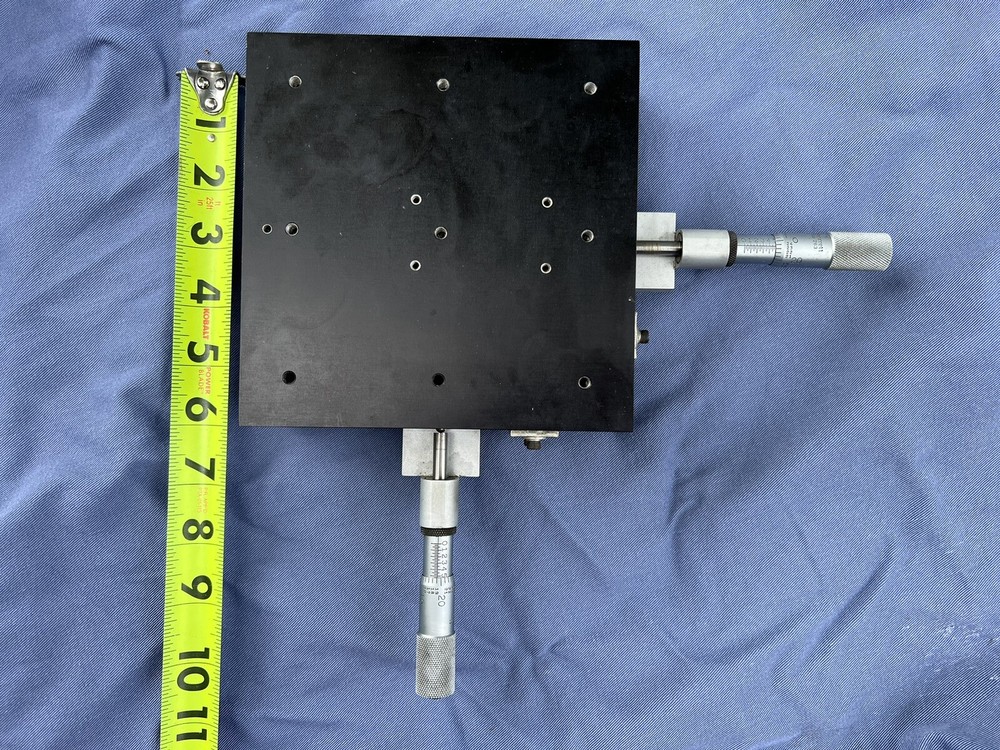 🇺🇸New England Affiliated Technologies NEAT Linear XY Stage Starrett Micrometer