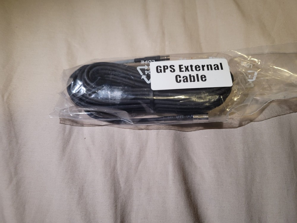 GPS External Antenna Cable Black - New