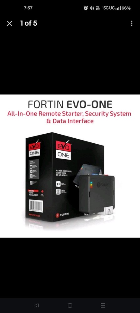 Fortin EVO-ONE ALL-IN-ONE Car Remote Starter Security System and Data Interface