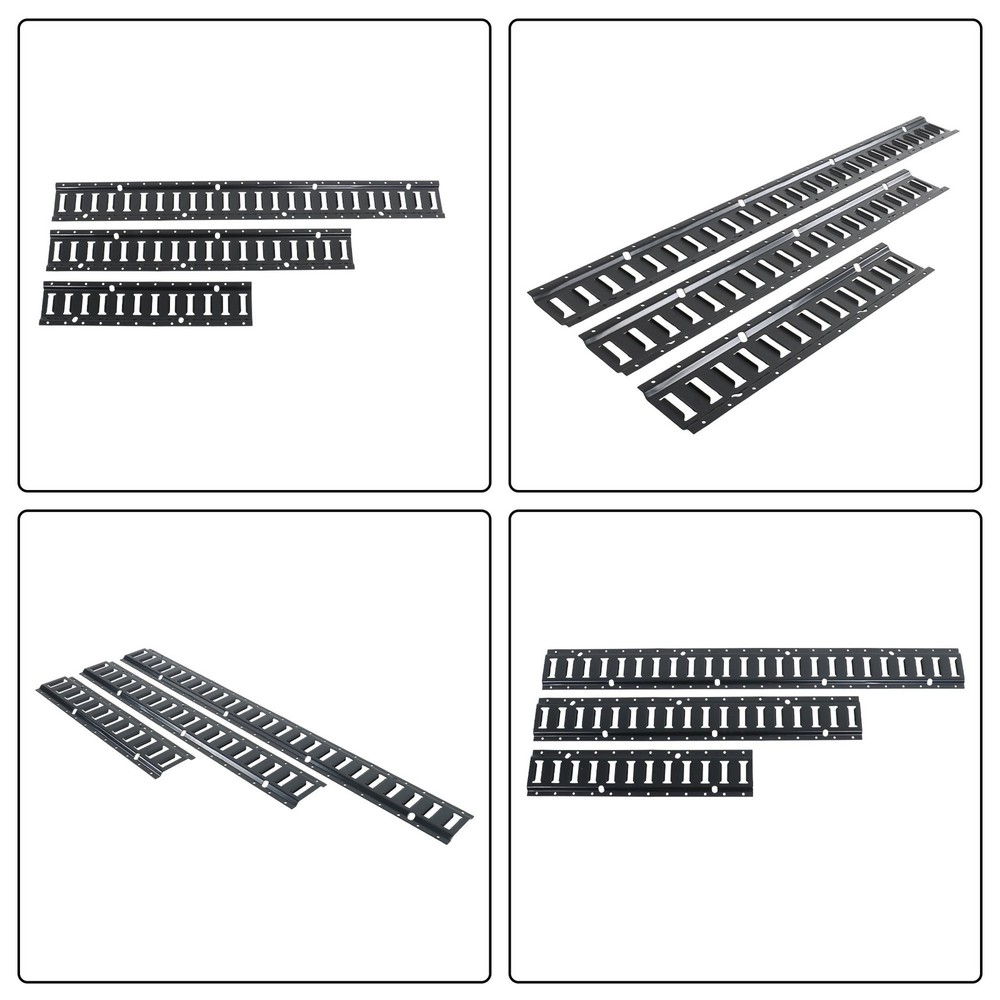 Complete E Track Kit 22pc Includes 2x2' 2x3' 2x4' Rails & 2x15' Straps