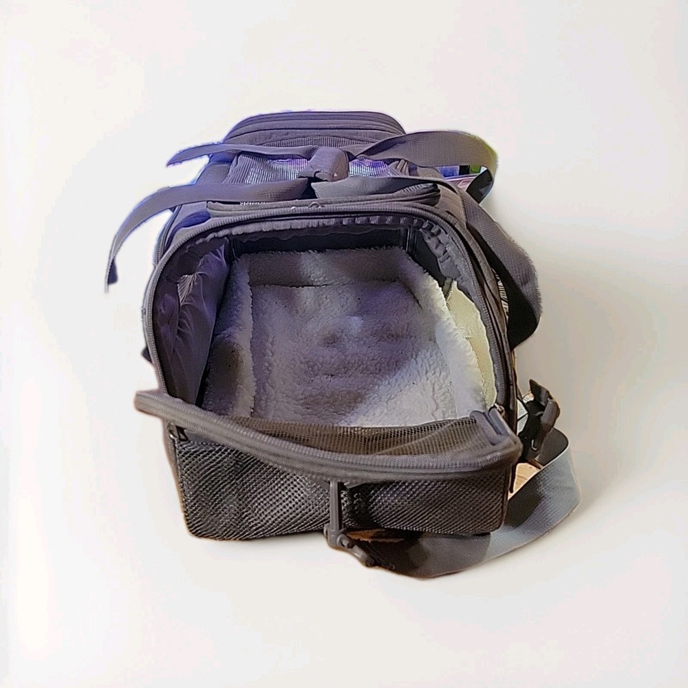 Premium plush pet carrier