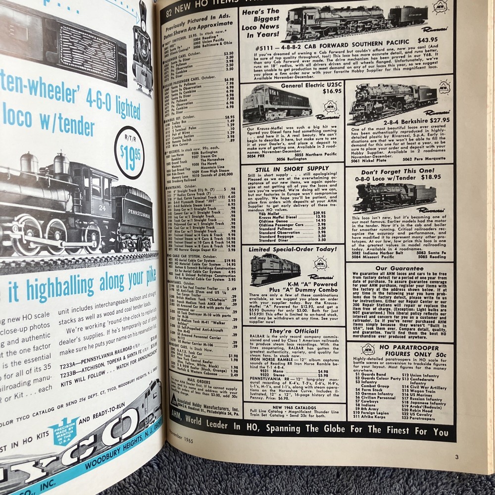 Model Railroader Vol.32-Bound Volume 1965–12 Issues