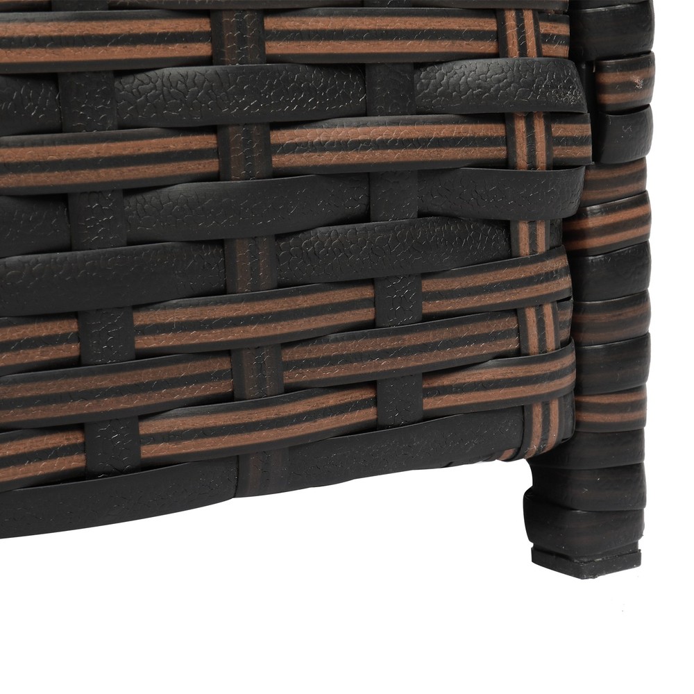 USA Warehouse,Frame Can Accommodate Gradient Footstool Locker Rattan Locker