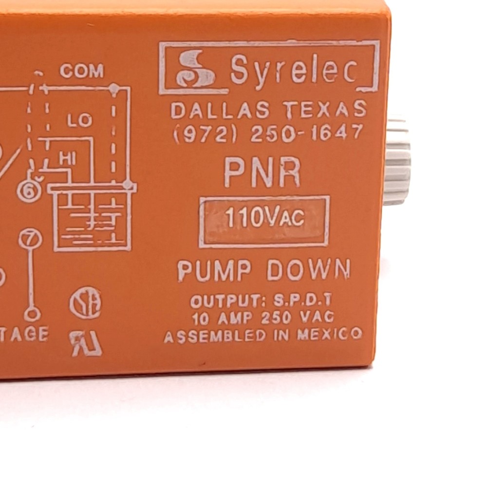 Crouzet PNR110A Liquid Level Controller Pump Down Relay, 110VAC Max, SPDT Output