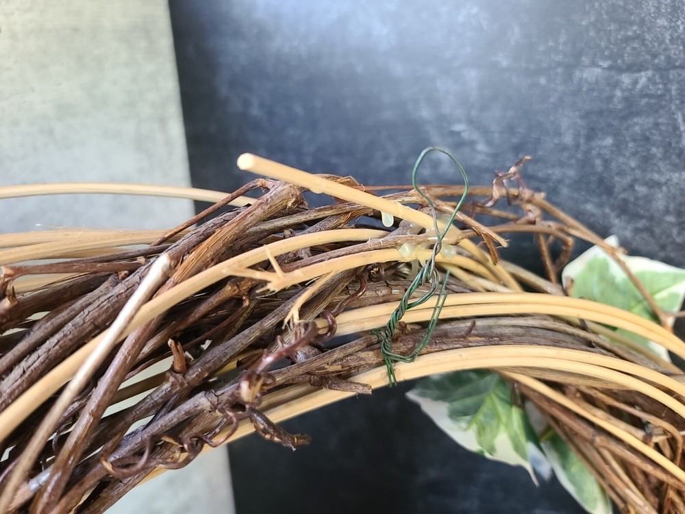 Vintage Spring Lily Wreath