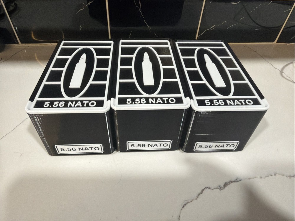 .223 / 5.56 Ammo Box 50rd Capacity (3 Pack)