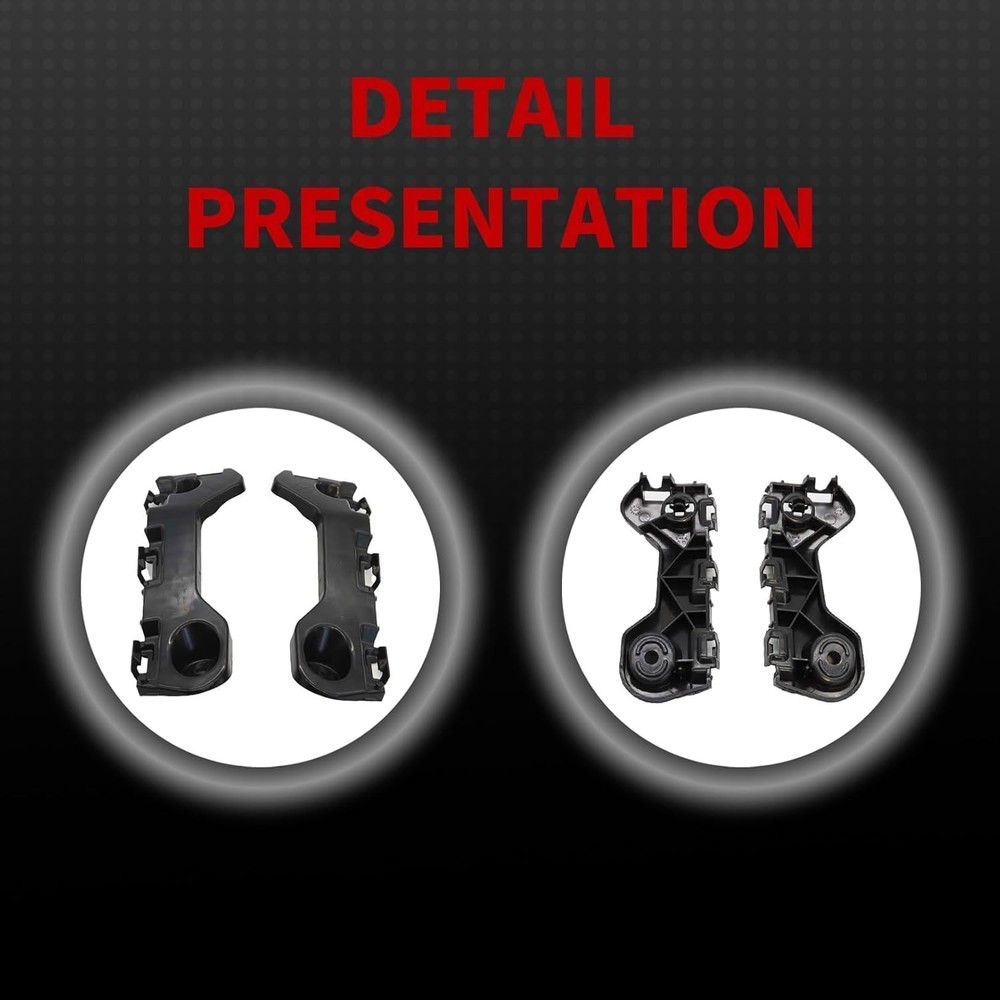 Front Bumper Cover Support Bracket Retainer Reinforcement Compatible with 2014-2