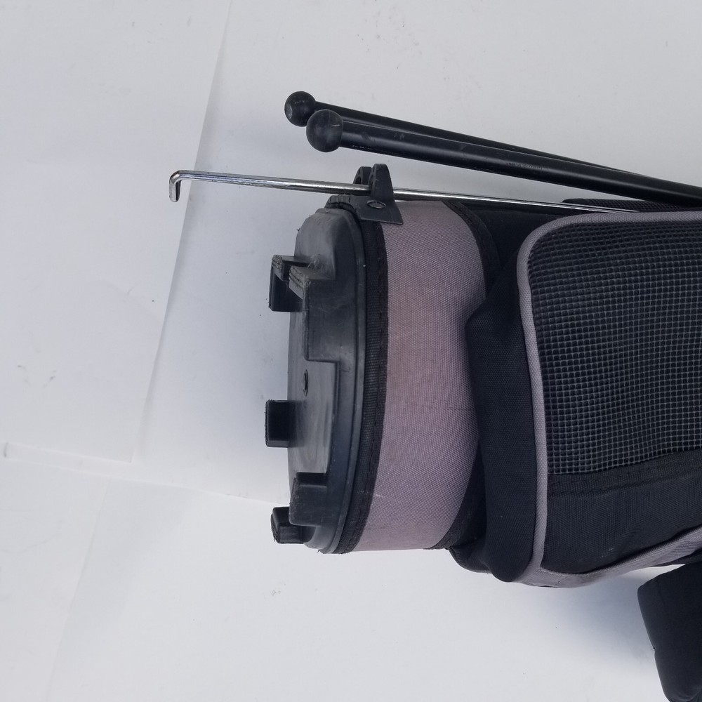 IZZO Stand Carry Golf Bag Black 3 Way Divider