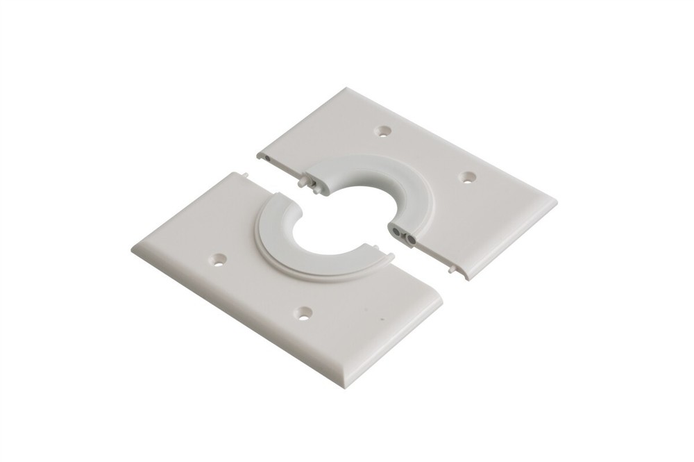 Arlington CESP2Low Voltage Two Gang Split Wall Plate