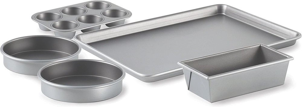 10-Piece Nonstick Bakeware Set Includes Baking Sheet Cookie Sheet Cake Pans